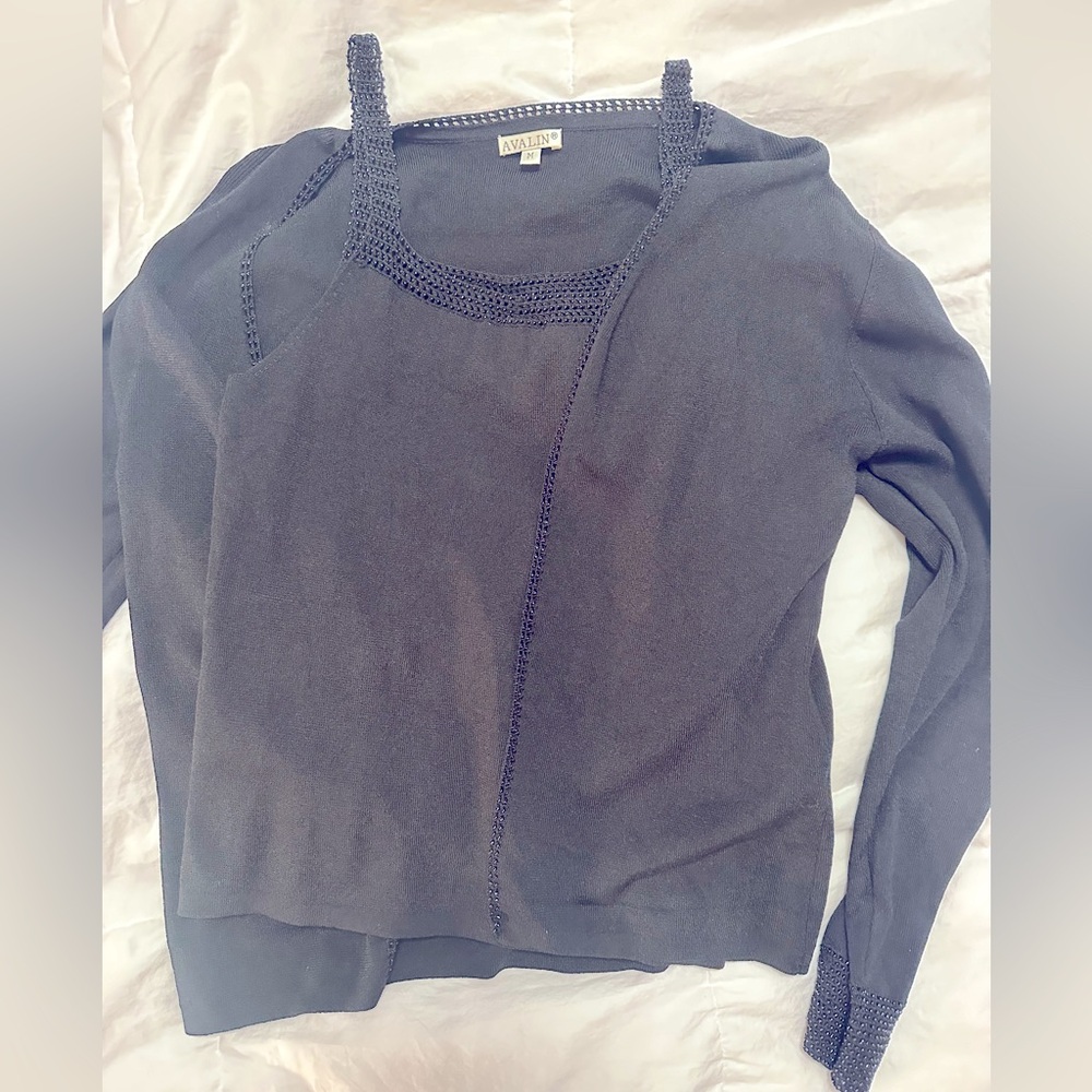 2 piece sweater and tank top set